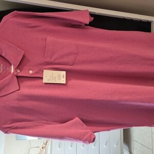 Croft & Barrow Pink Polo Shirt Classic Design